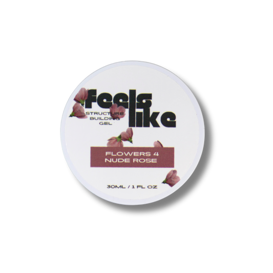 Feels Like Structure Builder Gel Flowers 4 “Nude Rose”, 30ml