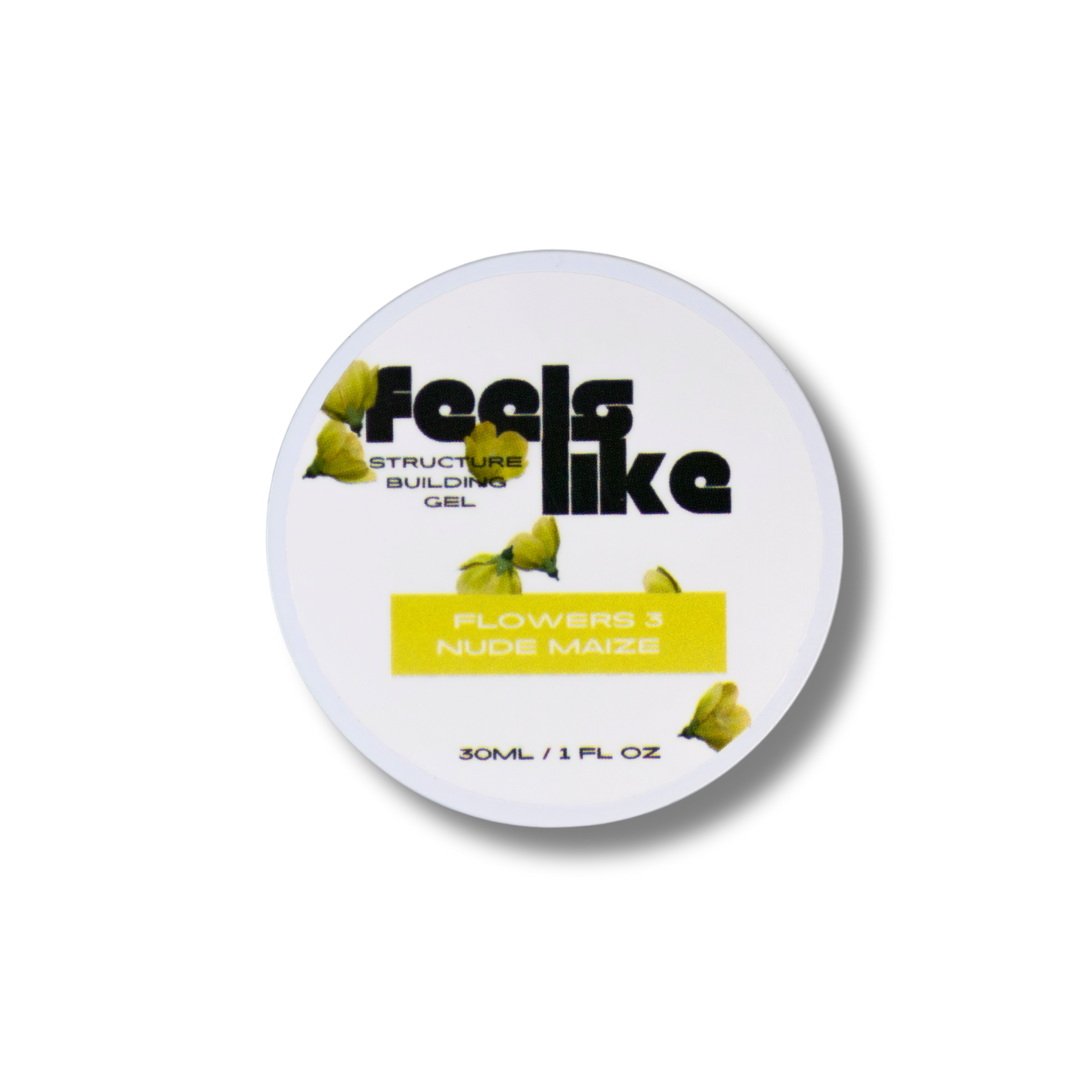 Feels Like Structure Builder Gel Flowers 3 “Nude Maize”, 30ml