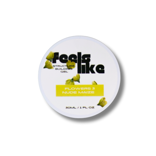 Feels Like Structure Builder Gel Flowers 3 “Nude Maize”, 30ml